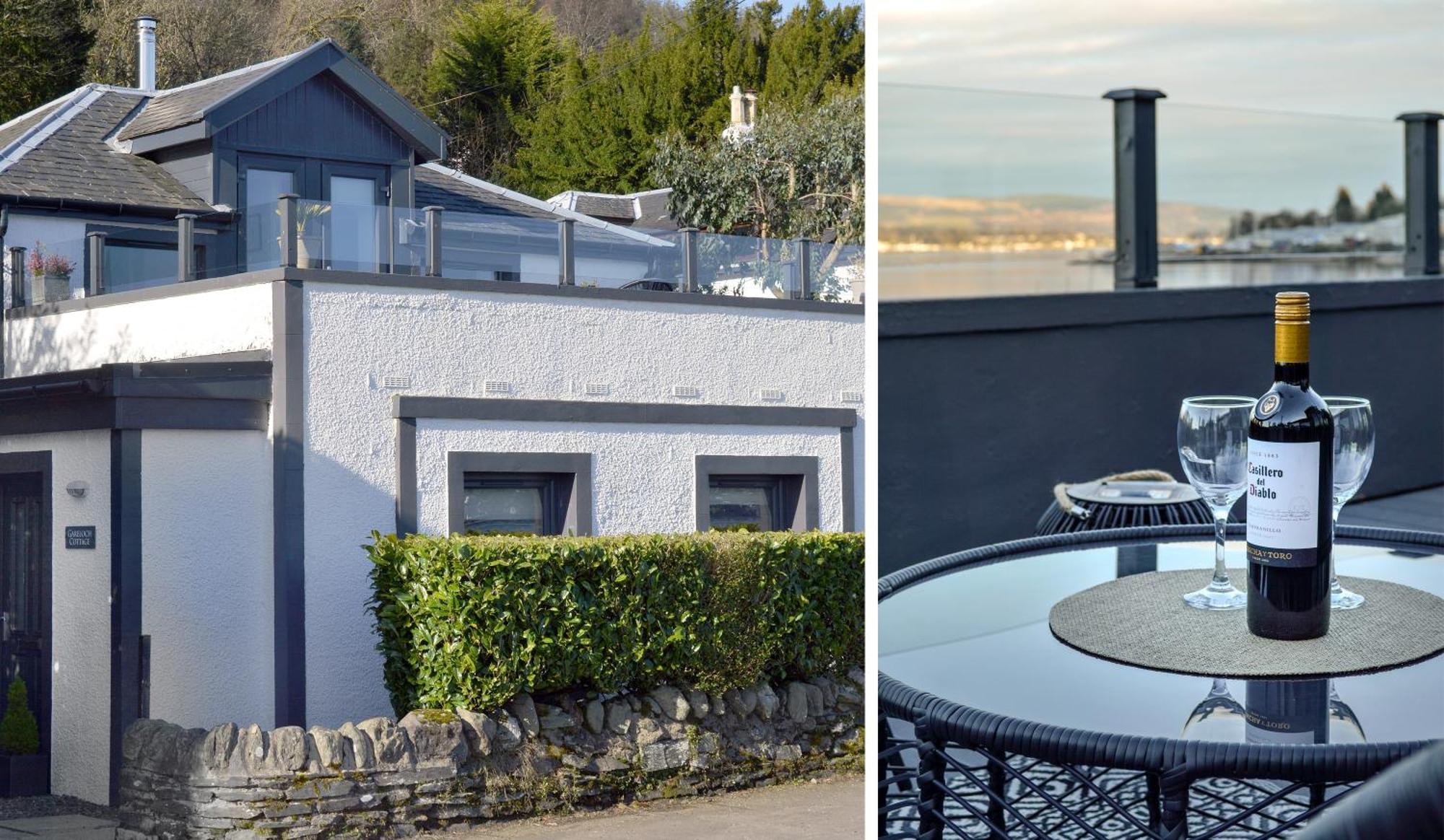 Cosy Lochside Cottage With Mountain And Sea Views Clynder Exterior foto